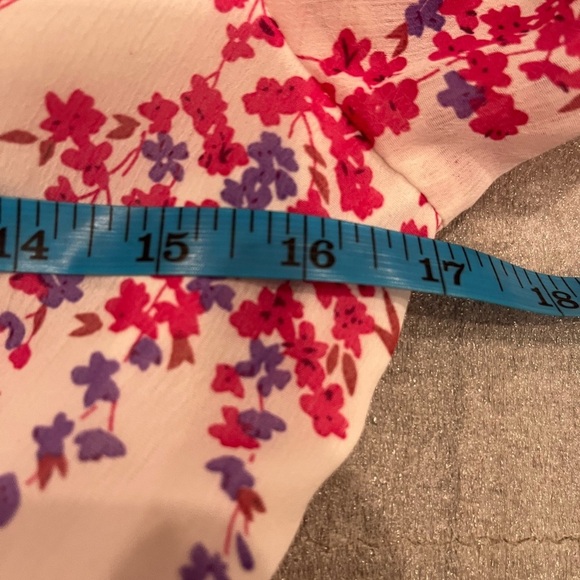 [US8]Seasty WMN Midi Dress L/S Floral Frill Trim Flounce Sleeve Ruffle Hem Dress - Picture 10 of 14